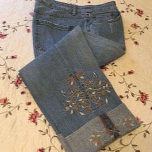 Embroidered Coldwater Creek Jeans